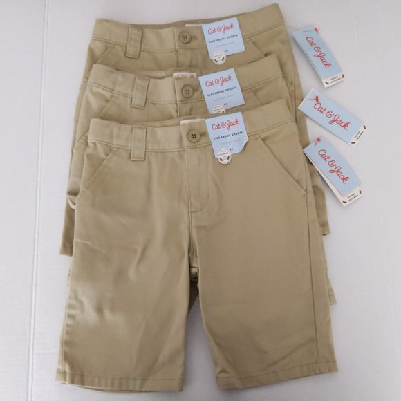 Cat & Jack Other - Cat & Jack Boy School Uniform Shorts 6 Khaki NEW